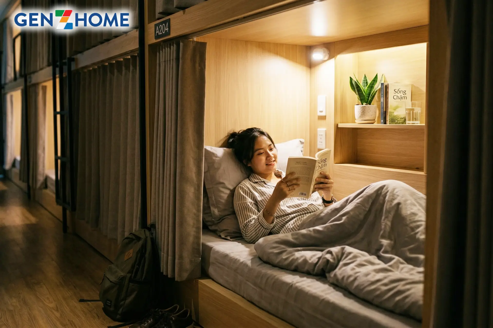 Review chi tiết không gian Sleep Box cho người thích riêng tư